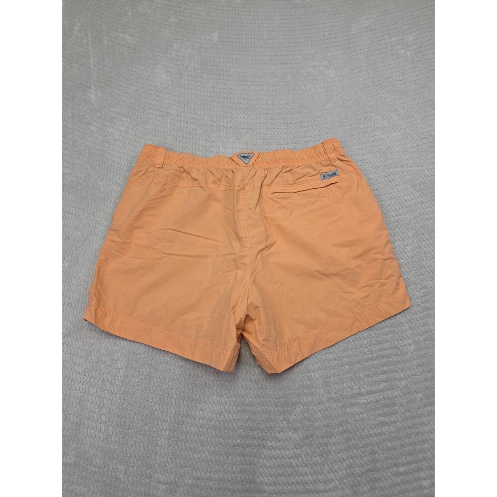Columbia PFG Shorts Mens Large Orange Outdoor Hiking Fishing 5L - Picture 7 of 8